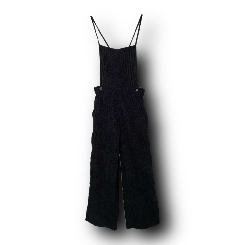 Promesa Black Corduroy Overalls Jumper Whimsigoth Cottagecore 90s Vibes